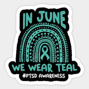 PTSD awareness rainbow Sticker